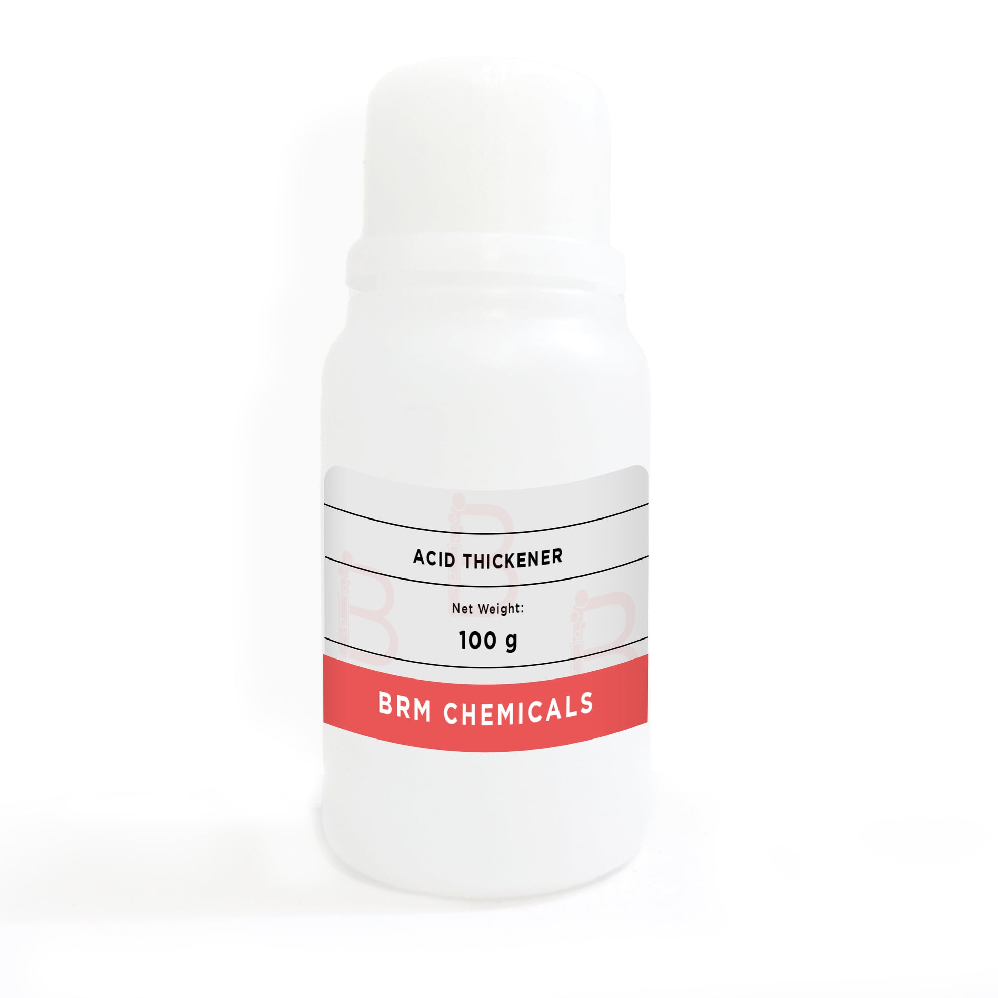 acid thickener, 100 gram bottle of acid thickener